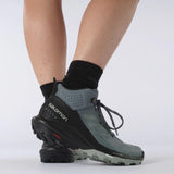 Salomon Outpulse GTX Mid Hiking Boot (Women's) Stormy Weather/Black/Wrought Iron - Find Your Feet Australia Hobart Launceston Tasmania