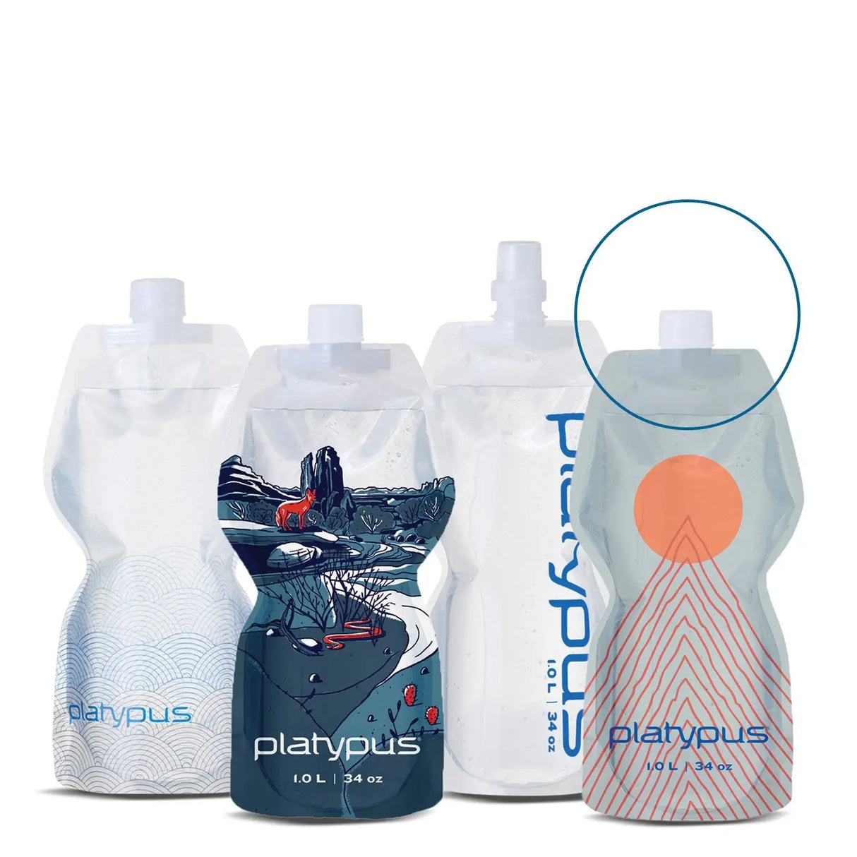 Platypus SoftBottle w/ Closure Cap Platypus