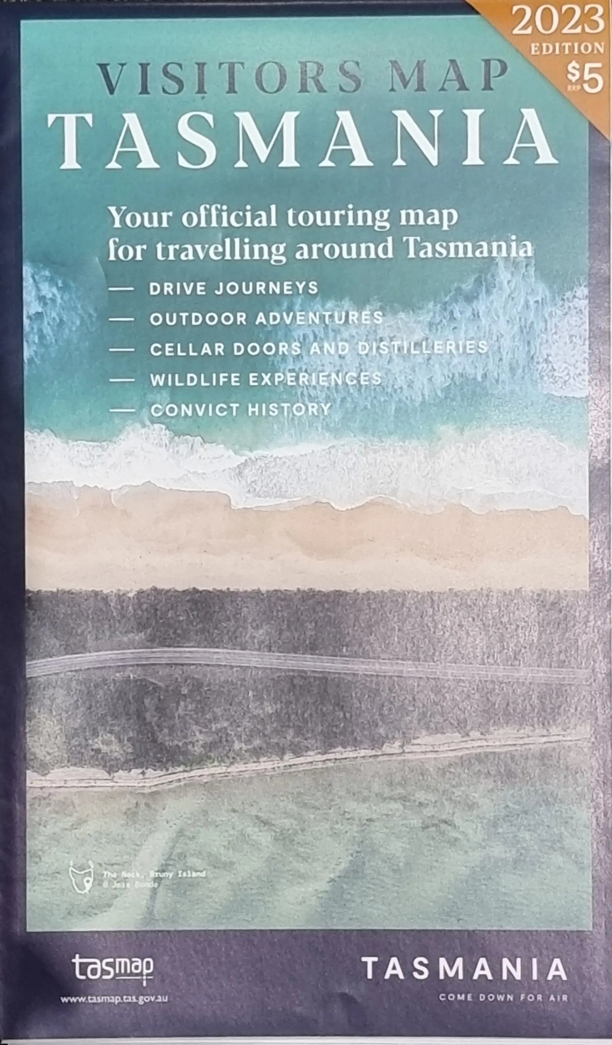 Visitors Map Of Tasmania TasMap