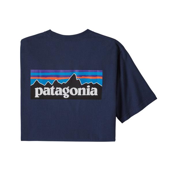 Patagonia P-6 Logo Responsibili-Tee (Men's) - Classic Navy - Find Your Feet Australia Hobart Launceston Tasmania