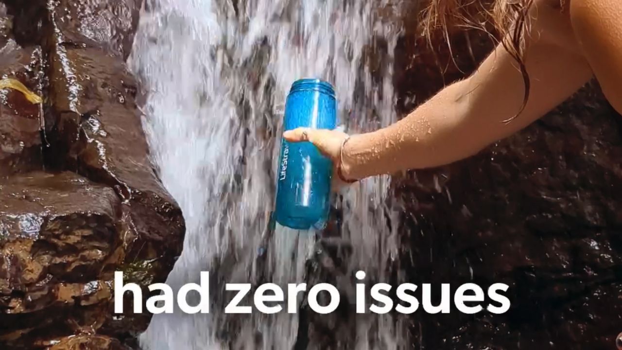 Testing of the LifeStraw Go Drink Bottle!