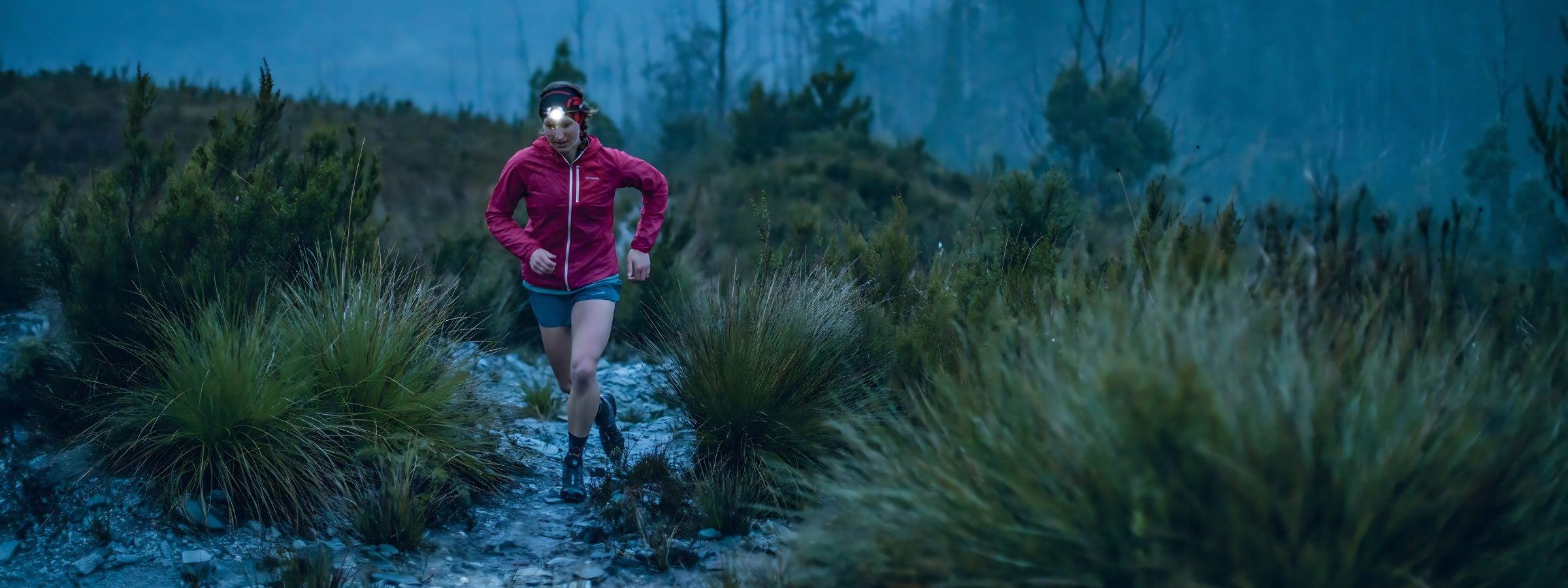 Hanny Allston with patagonia clothing in Tasmania