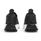 Black and white athletic shoes with tread pattern on a white background - norda 001A Shoes (Men's) - Black