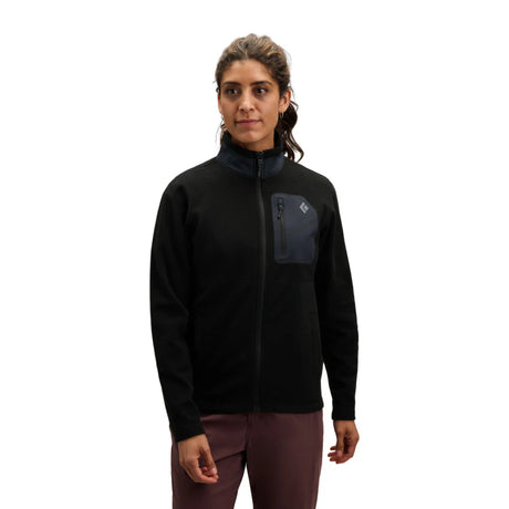 Black Diamond Rift Full-Zip Fleece Jacket (Women's) - Black