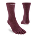 Injinji Liner Lightweight Crew Toe Socks - Wool (Unisex) - Garnet - Find Your Feet Australia Hobart Launceston Tasmania