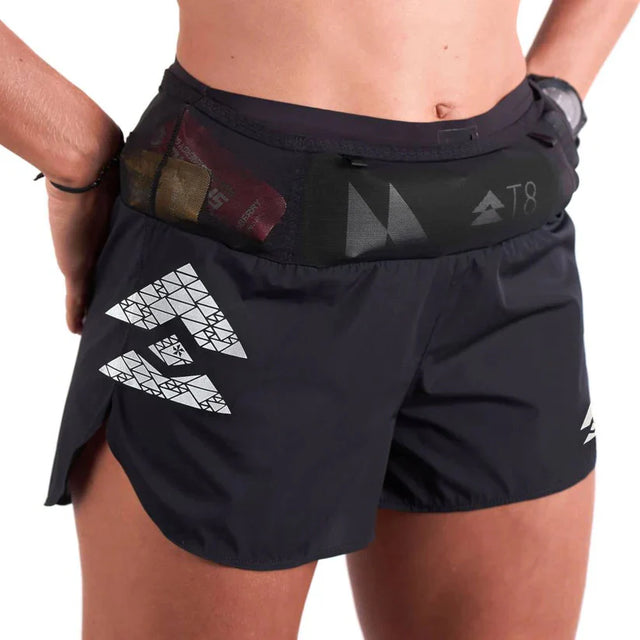 T8 Sherpa Shorts V2 (Women's) - Black/Silver