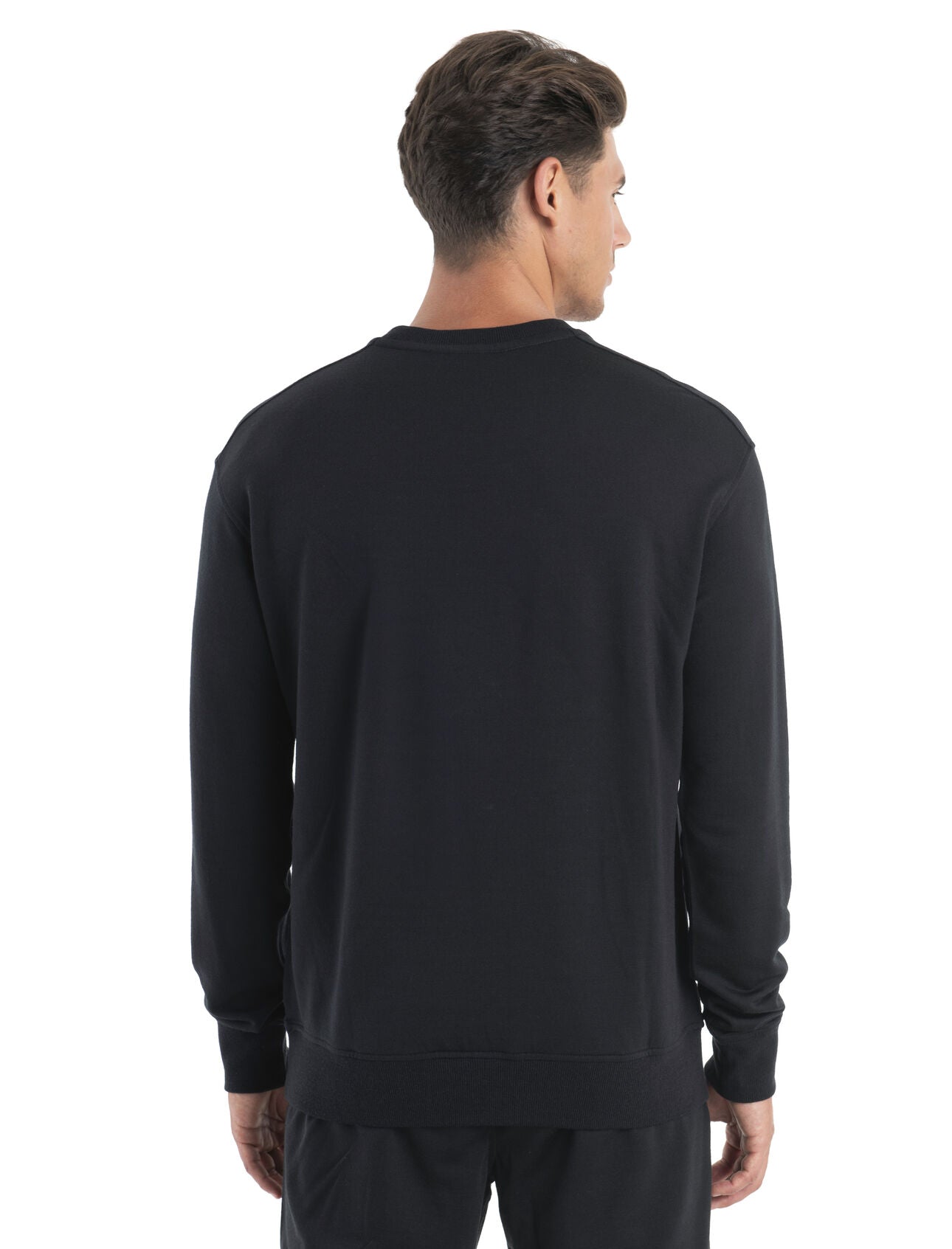 Icebreaker Merino Blend Shifter II Long Sleeve Sweatshirt (Men's) - Black - Find Your Feet Australia Hobart Launceston Tasmania