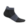 Icebreaker Merino Blend Run+ Ultralight Micro Socks (Women's) - Black/Graphite - Find Your Feet Australia Hobart Launceston Tasmania