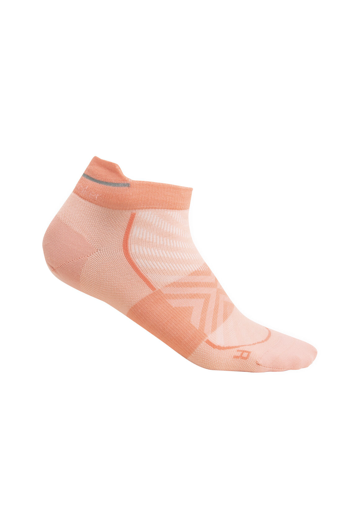 Icebreaker Merino Blend Run+ Ultralight Micro Socks (Women's) - Glow/Tang - Find Your Feet Australia Hobart Launceston Tasmania