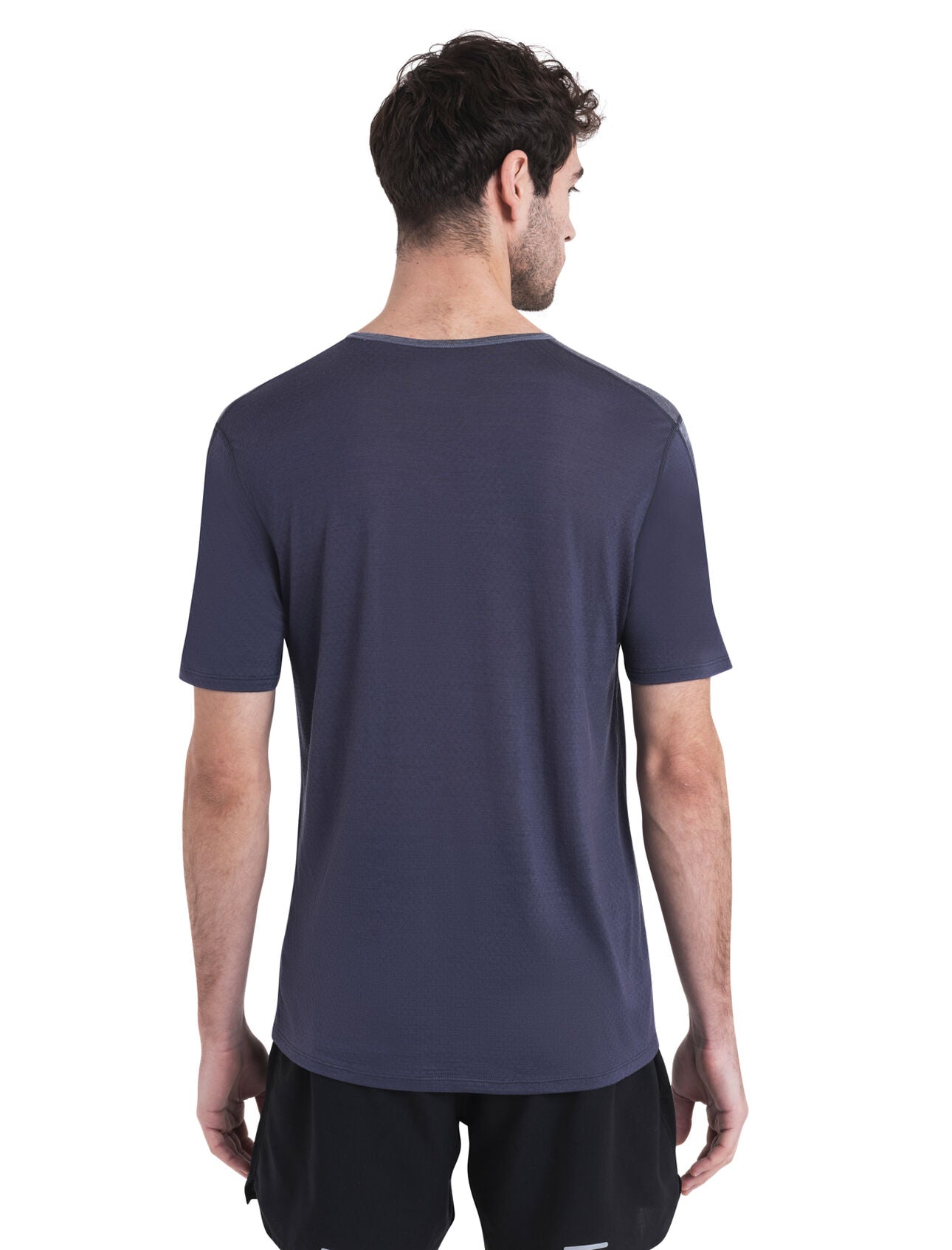 Icebreaker 125 ZoneKnit Merino Blend Energy Wind T-Shirt (Men's) - Graphite/Graphite Heather - Find Your Feet Australia Hobart Launceston Tasmania