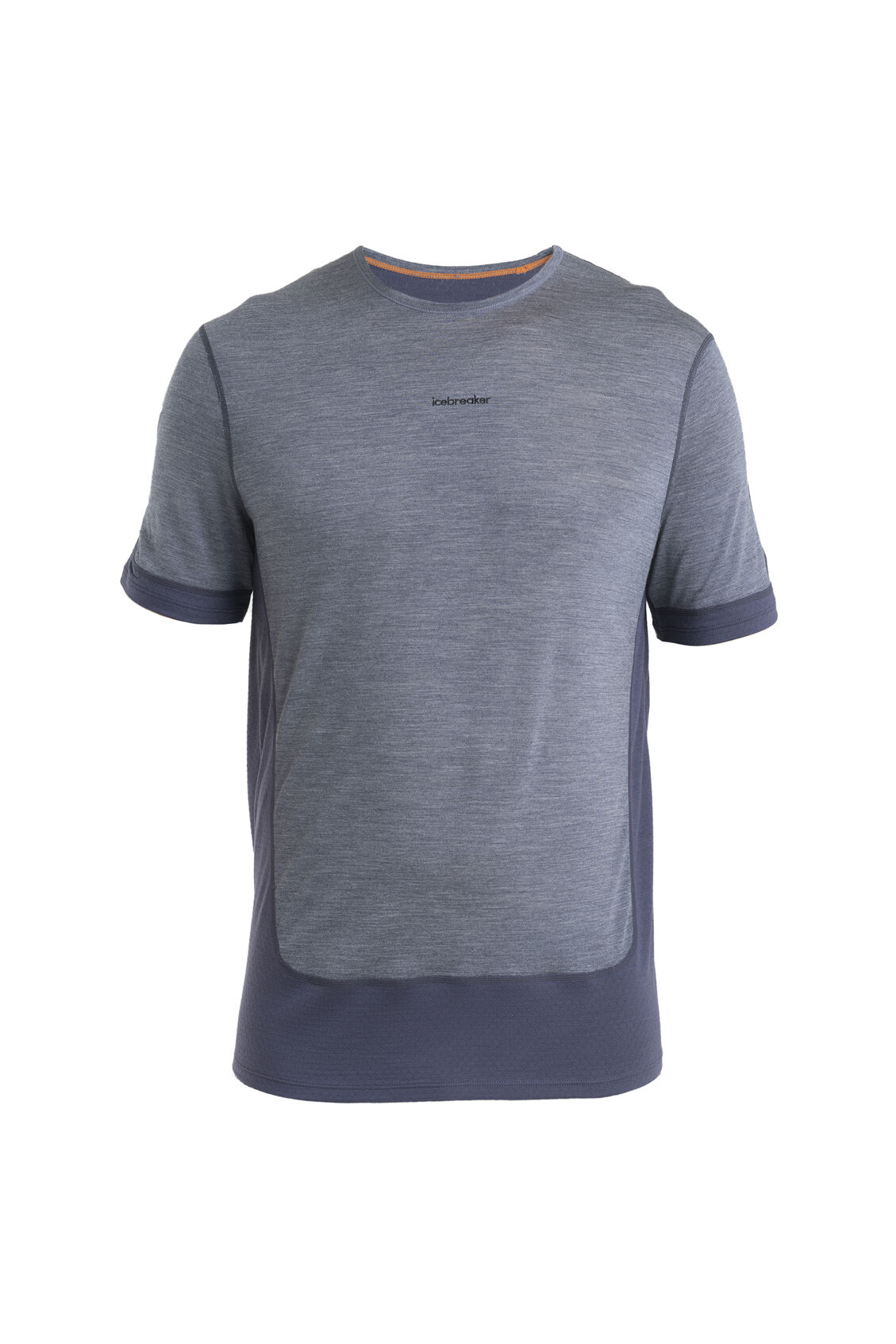 Icebreaker 125 ZoneKnit Merino Blend Energy Wind T-Shirt (Men's) - Graphite/Graphite Heather - Find Your Feet Australia Hobart Launceston Tasmania