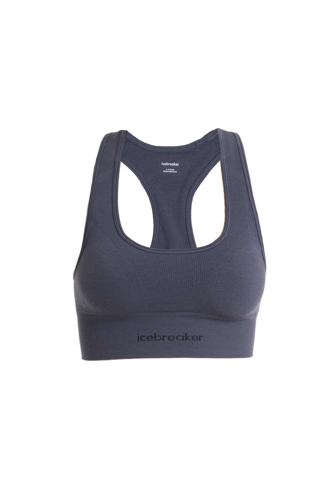 Icebreaker Merino Blend 260 ZoneKnit™ Seamless Bra (Women's) - Graphite - Find Your Feet Australia Hobart Launceston Tasmania