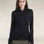 Icebreaker Merino 260 Quantum IV LS Zip Hoodie (Women's) - Black - Find Your Feet Australia Hobart Launceston Tasmania