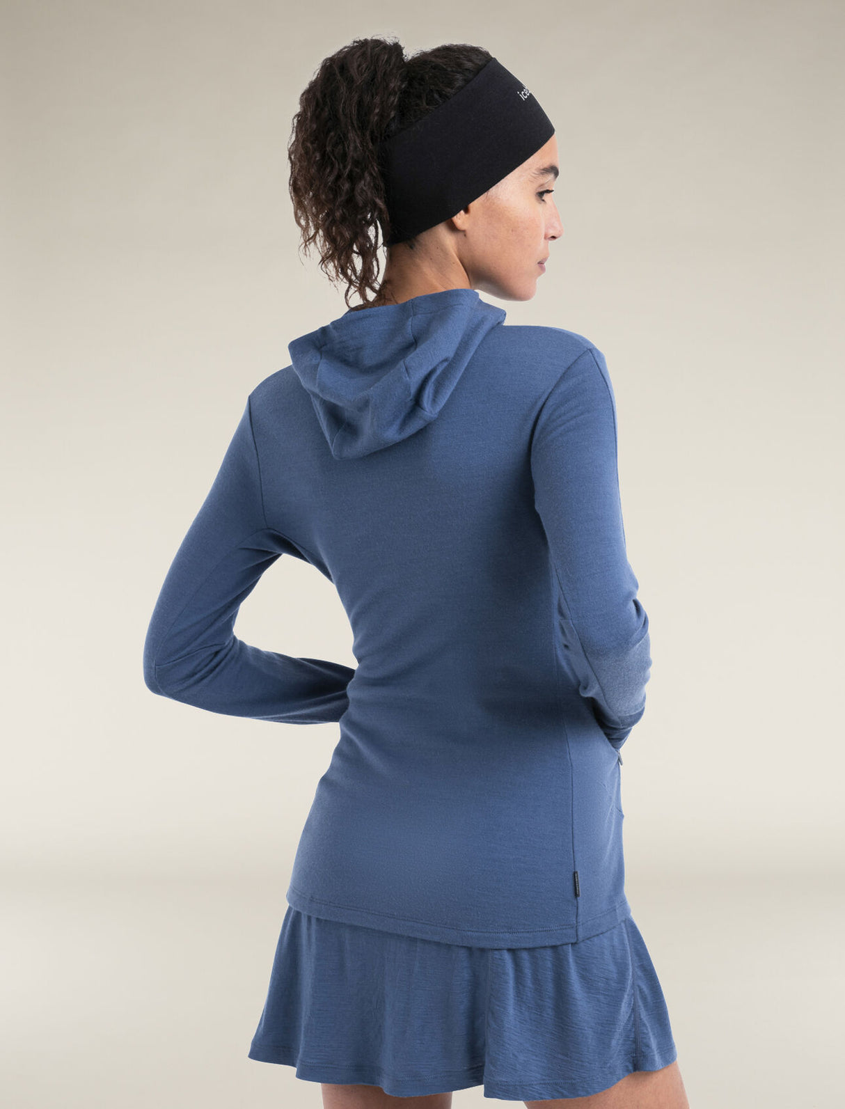 Icebreaker Merino 260 Quantum Long Sleeve Zip Hoodie (Women's) - Dawn - Find Your Feet Australia Hobart Launceston Tasmania