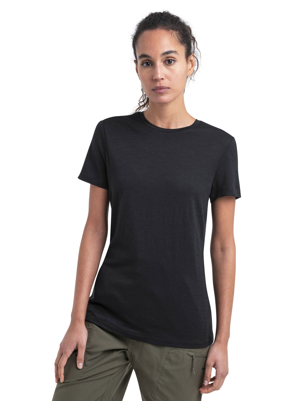 Icebreaker Tech Lite III SS Tee (Women's) - Black - Find Your Feet Australia Hobart Launceston Tasmania