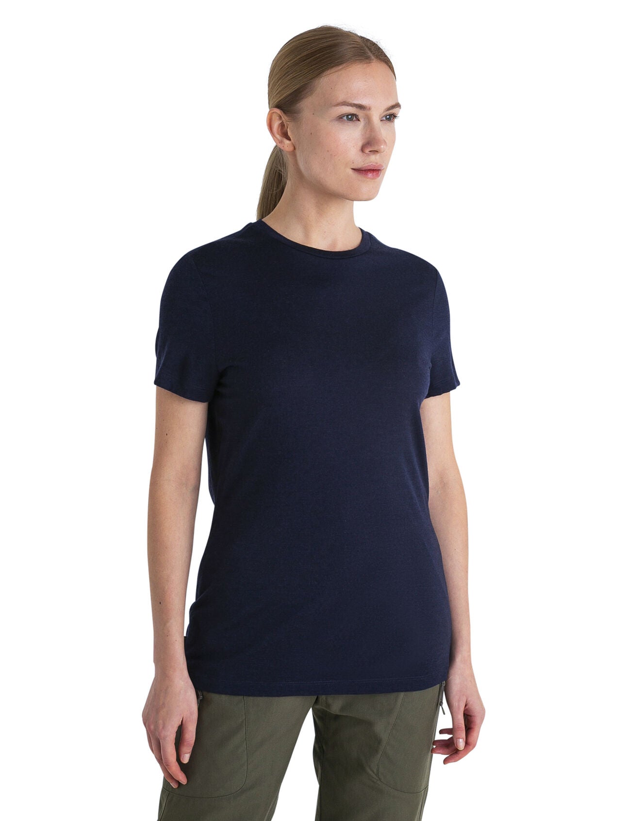 Icebreaker Tech Lite III SS Tee (Women's) - Midnight Navy- Find Your Feet Australia Hobart Launceston Tasmania