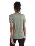 Icebreaker Tech Lite III SS Tee (Women's) - Camping Circle Lichen- Find Your Feet Australia Hobart Launceston Tasmania