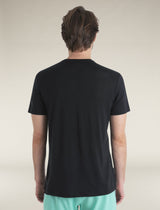 Icebreaker Merino Blend 125 Cool-Lite™ Sphere Short Sleeve T-Shirt (Men's) - Black - Find Your Feet Australia Hobart Launceston Tasmania