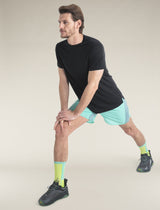 Icebreaker Merino Blend 125 Cool-Lite™ Sphere Short Sleeve T-Shirt (Men's) - Black - Find Your Feet Australia Hobart Launceston Tasmania