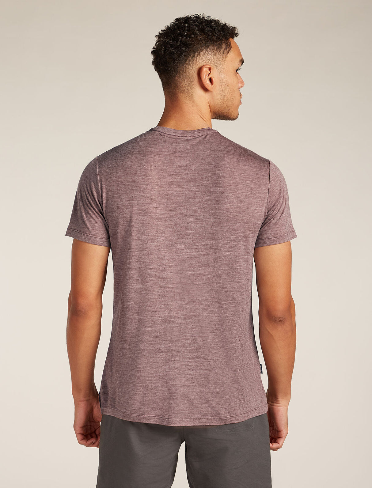 Icebreaker Merino Blend 125 Cool-Lite™ Sphere Short Sleeve T-Shirt (Men's) - Carob Heather - Find Your Feet Australia Hobart Launceston Tasmania