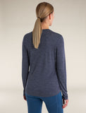 Icebreaker Women's Merino Blend 125 Cool-Lite™ Sphere LS T-Shirt (Women's) - Midnight Navy Heather - Find Your Feet Australia Hobart Launceston Tasmania