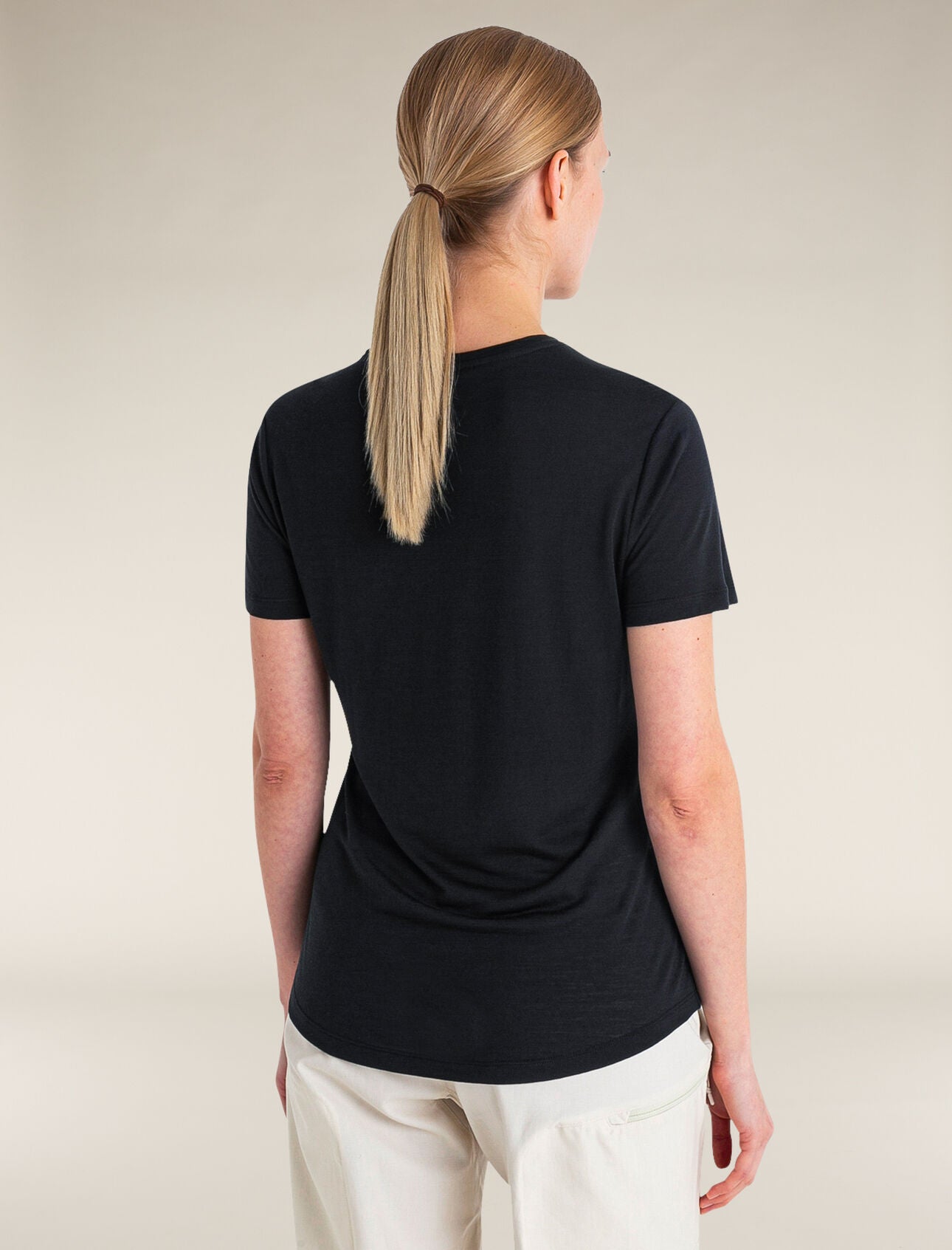 Icebreaker Women's Merino Blend 125 Cool-Lite™ Sphere SS T-Shirt (Women's) - Black - Find Your Feet Australia Hobart Launceston Tasmania