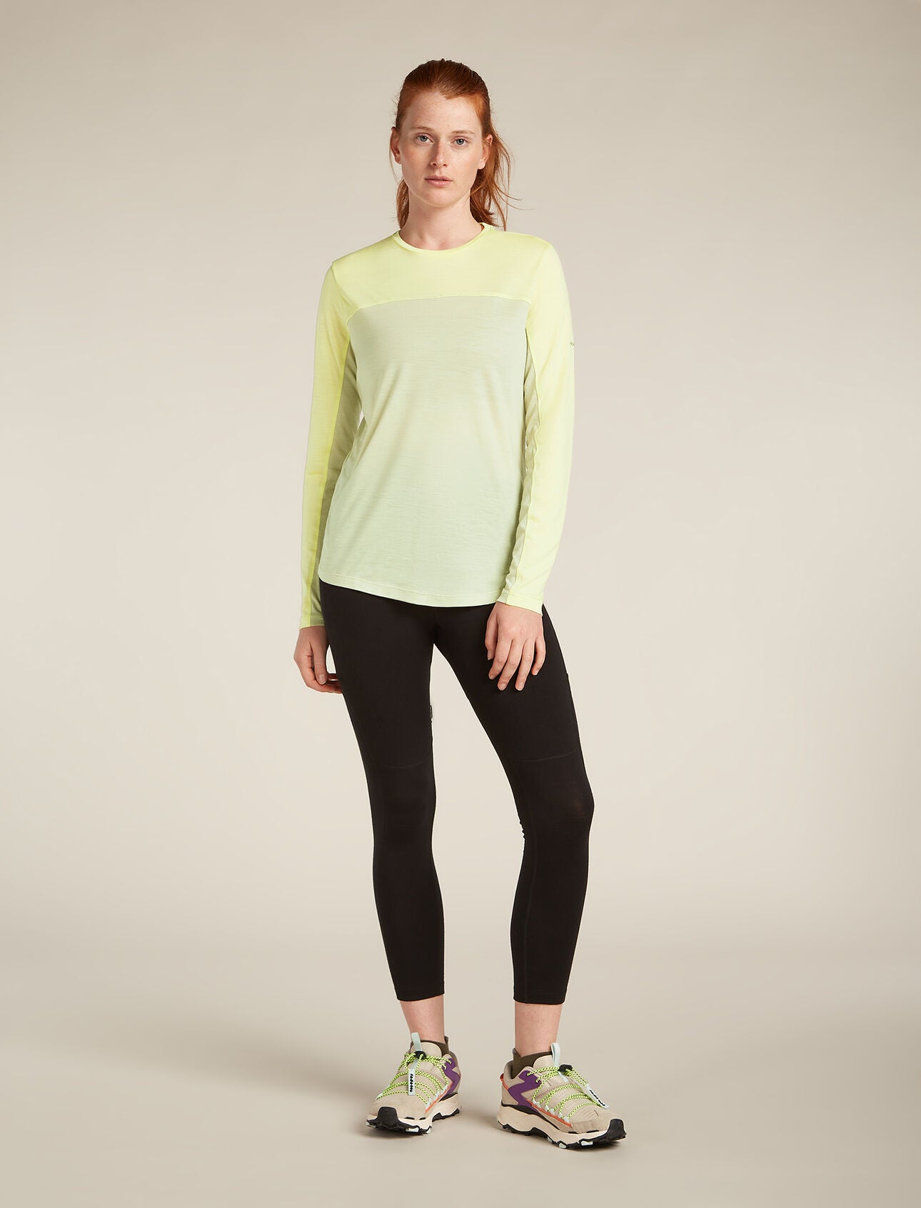 Icebreaker Merino Blend 125 Cool-Lite™ Sphere LS T-Shirt Colour Block (Women's)