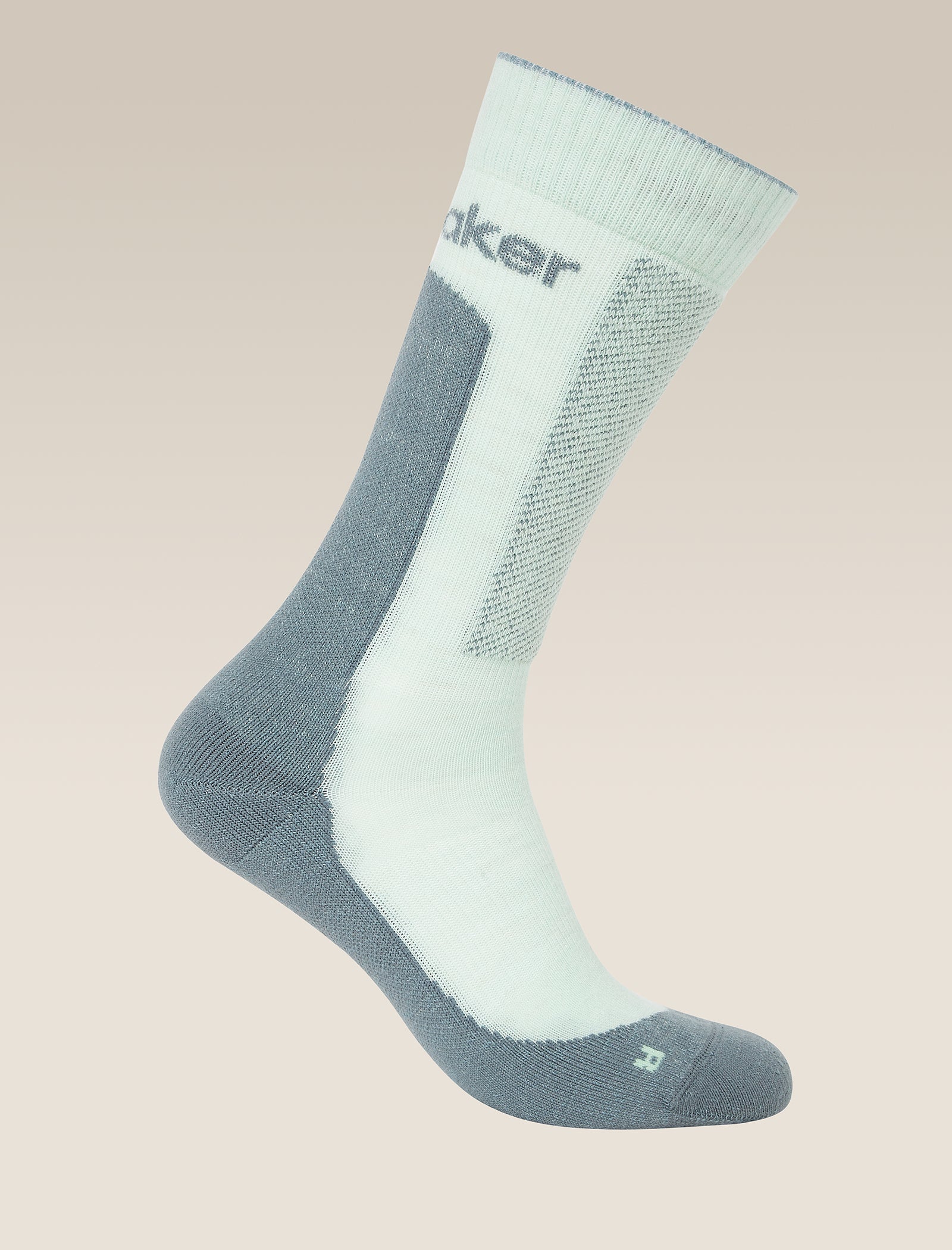 Icebreaker Merino Hike+ Medium Crew Socks - Mens - Mint/Blue Ash - Find Your Feet Australia Hobart Launceston Tasmania