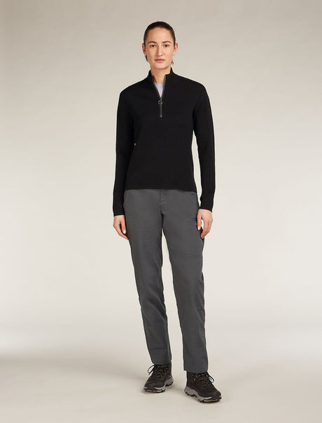 Icebreaker Merino Anniversary Original Long Sleeve Half Zip Top (Women's) Icebreaker