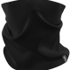 A black fleece neck gaiter or balaclava shown in a draped studio shot against a white background, featuring a small gray brand tag on the lower right edge. - Icebreaker Merino Blend 800 RealFleece Classic Pile Chute (Unisex) - Black