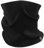 A black fleece neck gaiter or balaclava shown in a draped studio shot against a white background, featuring a small gray brand tag on the lower right edge. - Icebreaker Merino Blend 800 RealFleece Classic Pile Chute (Unisex) - Black