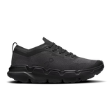 Beige running shoe with 'On' logo on a white background - On Cloudsoma Shoes (Women's) - Black