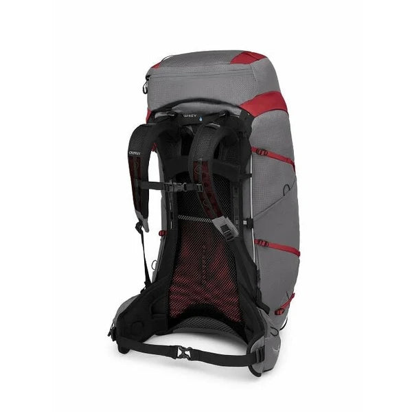  - Osprey Eja 55 Pro Backpack (Women's) - Dale Grey/Poinsettia Red