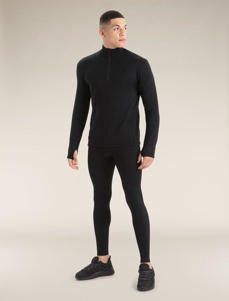 Icebreaker Merino 300 Original Long Sleeve Half Zip Top (Men's) Icebreaker