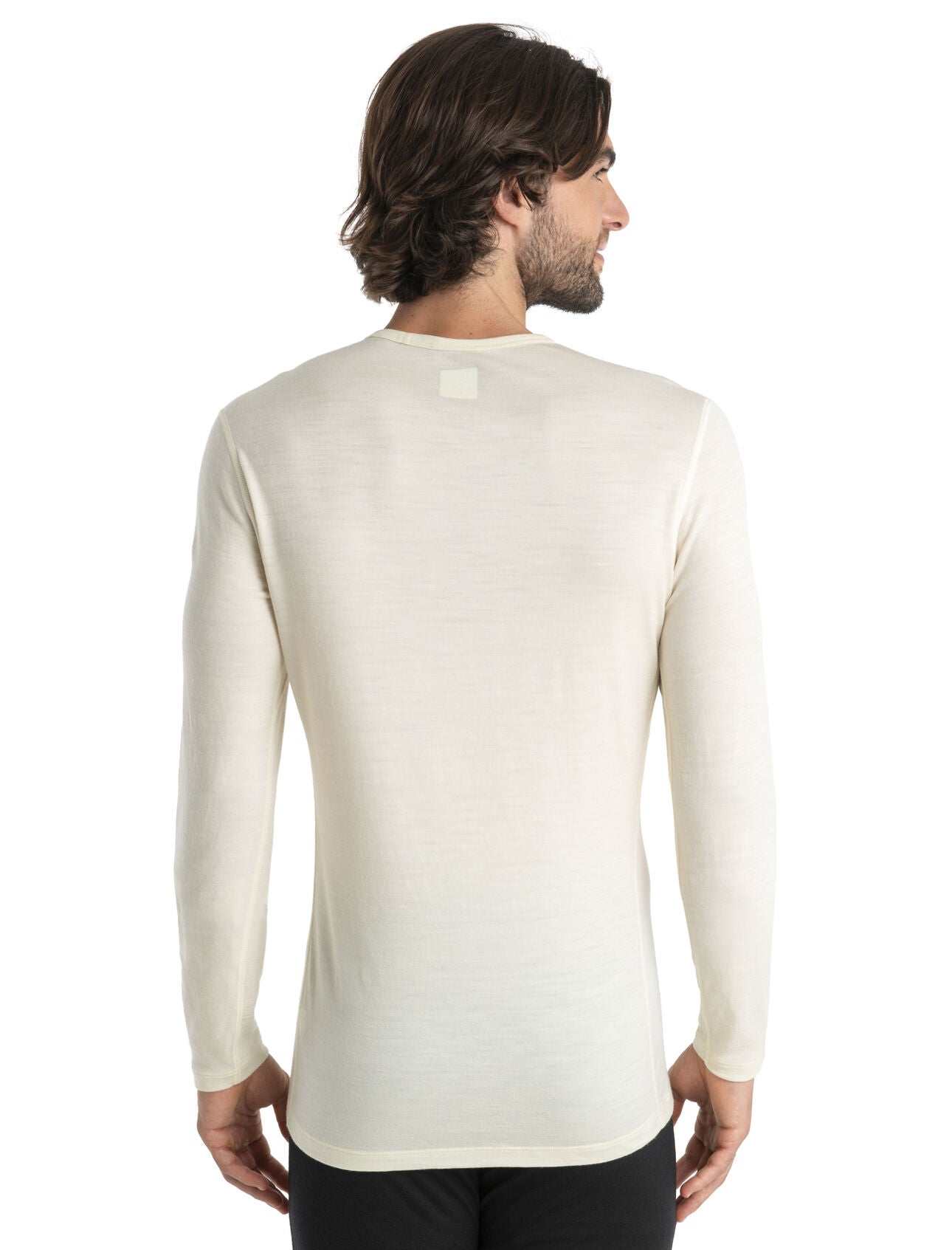 Icebreaker 200 Oasis LS Crewe (Men's) - Undyed - Find Your Feet Australia Hobart Launceston Tasmania