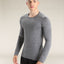 Icebreaker Merino 200 Oasis LS Crew Neck (Men's) - Gritstone Heather - Find Your Feet Australia Hobart Launceston Tasmania