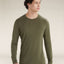 Icebreaker Merino 200 Oasis LS Crew Neck (Men's) - Loden - Find Your Feet Australia Hobart Launceston Tasmania