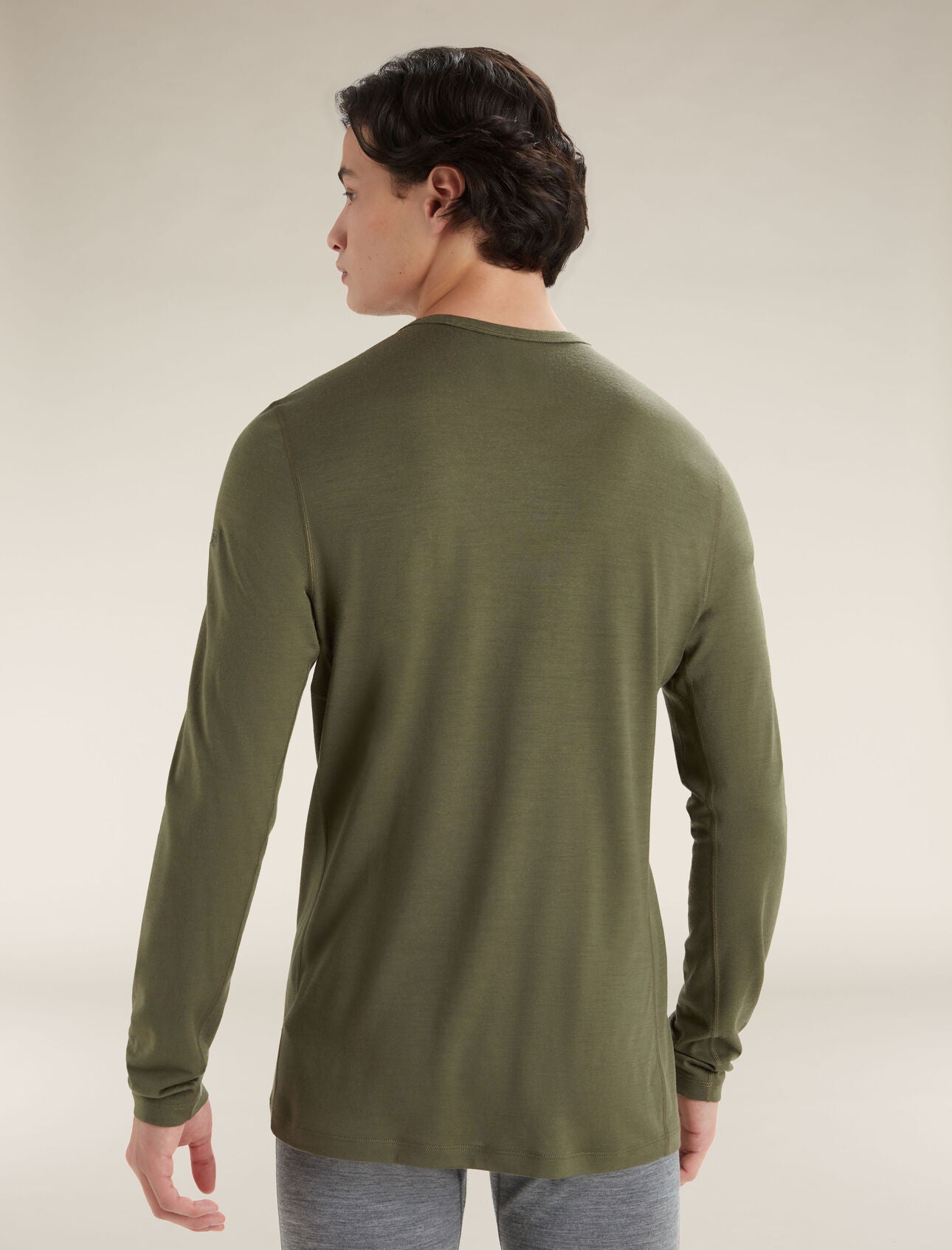 Icebreaker Merino 200 Oasis LS Crew Neck (Men's) - Loden - Find Your Feet Australia Hobart Launceston Tasmania