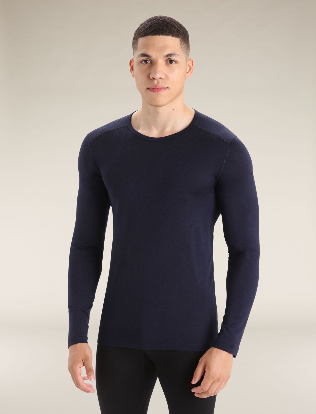 Icebreaker Merino 200 Oasis LS Crew Neck (Men's) - Midnight Navy - Find Your Feet Australia Hobart Launceston Tasmania