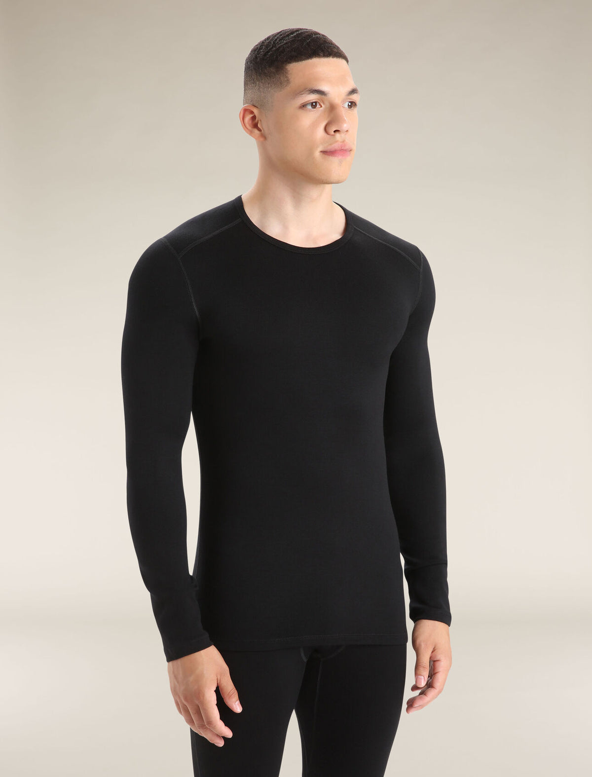 Icebreaker Merino 260 Tech LS Crew Neck (Men's) - Black - Find Your Feet Australia Hobart Launceston Tasmania