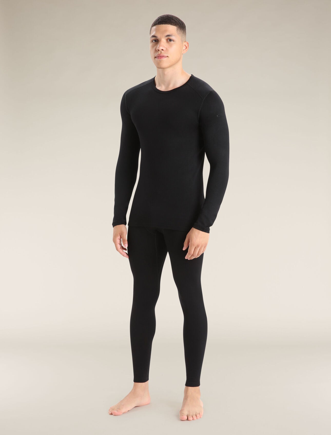 Icebreaker Merino 260 Tech LS Crew Neck (Men's) - Black - Find Your Feet Australia Hobart Launceston Tasmania