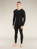 Icebreaker Merino 260 Tech LS Crew Neck (Men's) - Black - Find Your Feet Australia Hobart Launceston Tasmania