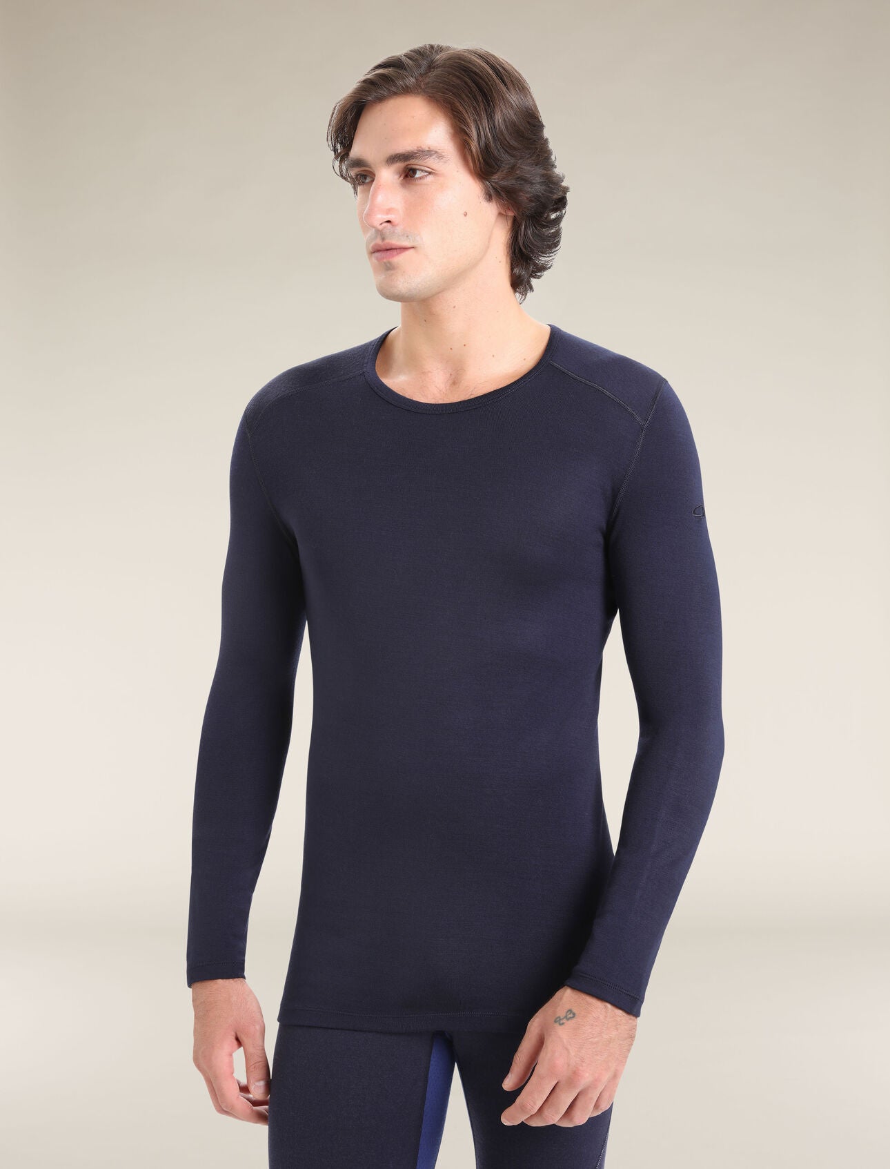 Icebreaker Merino 260 Tech LS Crew Neck (Men's) - Midnight Navy - Find Your Feet Australia Hobart Launceston Tasmania