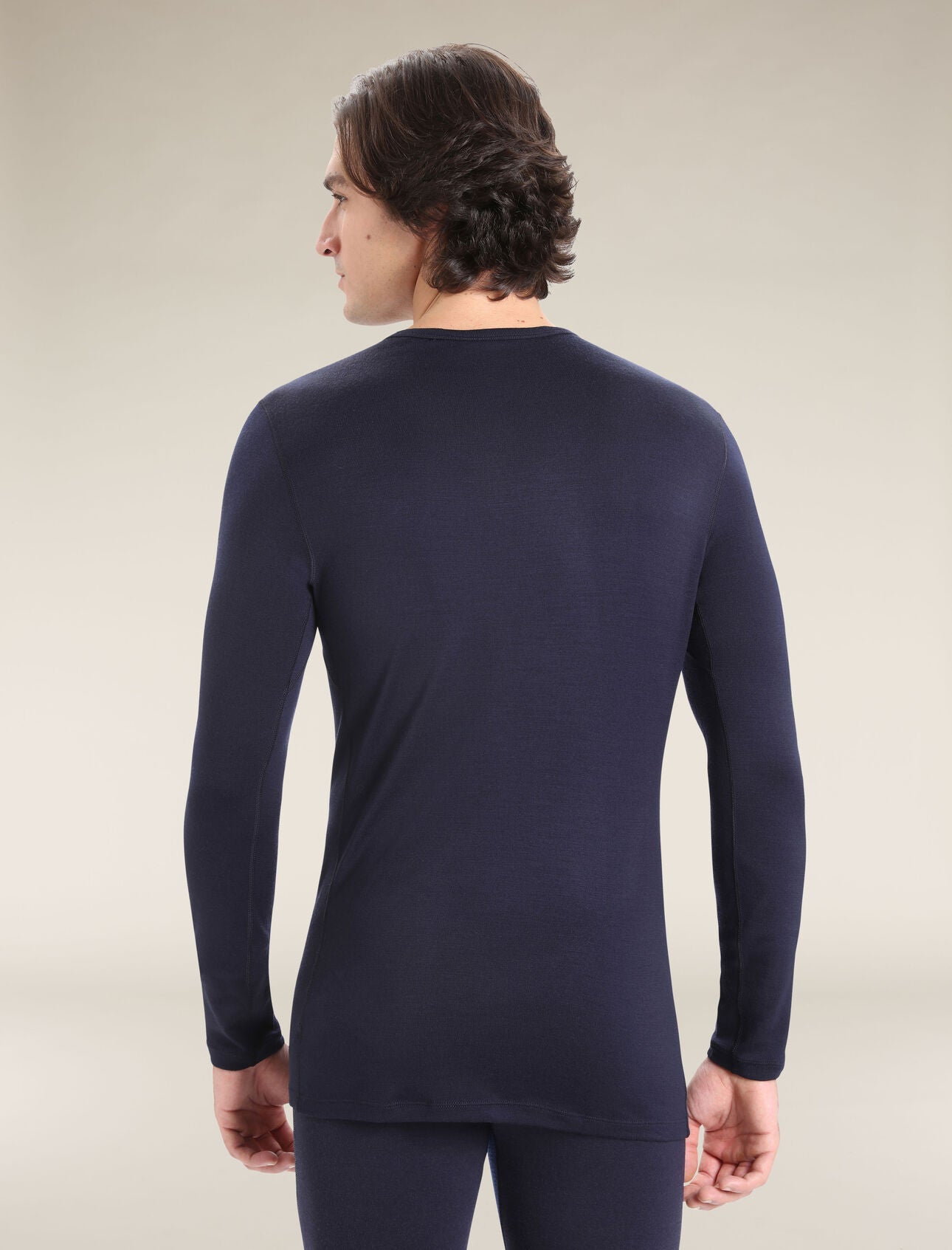 Icebreaker Merino 260 Tech LS Crew Neck (Men's) - Midnight Navy - Find Your Feet Australia Hobart Launceston Tasmania