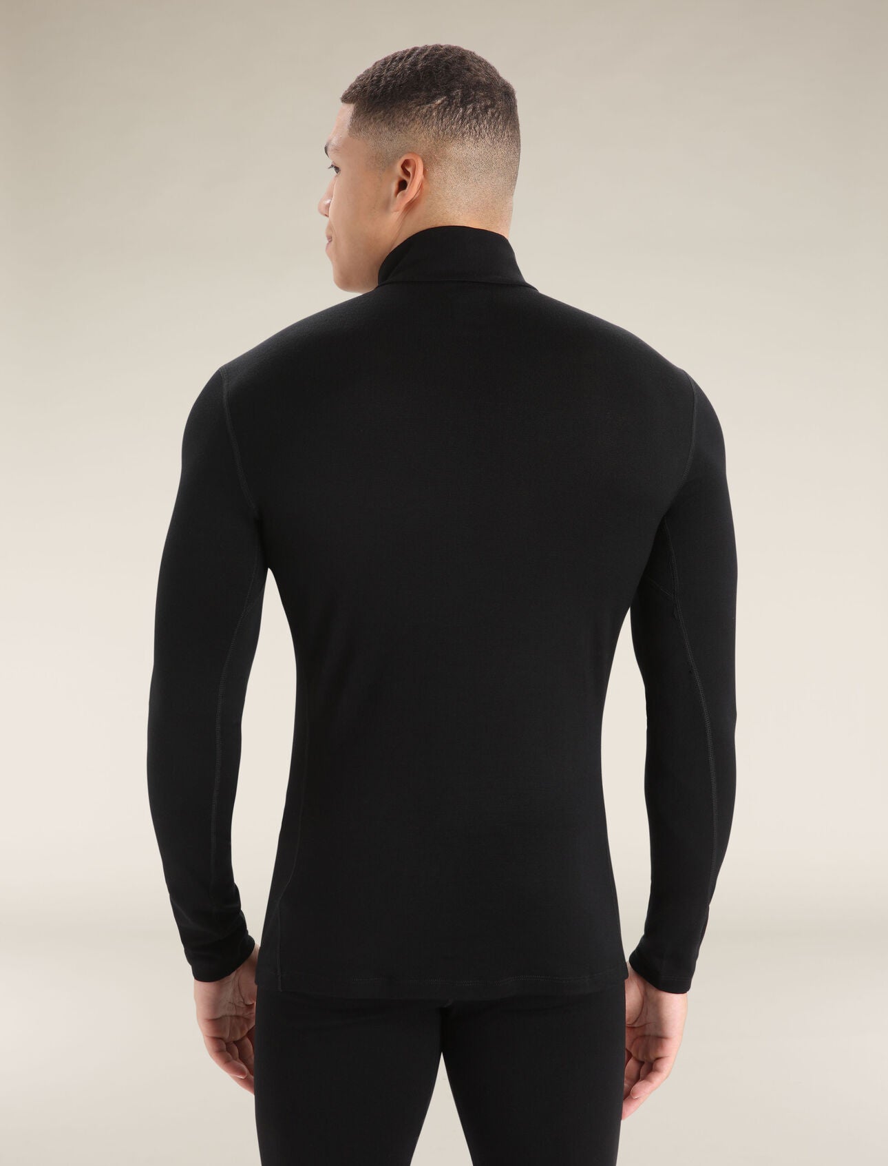 Icebreaker Merino 260 Tech LS Half Zip (Men's) - Black - Find Your Feet Australia Hobart Launceston Tasmania