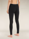 Icebreaker Merino 200 Oasis Leggings (Women's) - Black - Find Your Feet Australia Hobart Launceston Tasmania