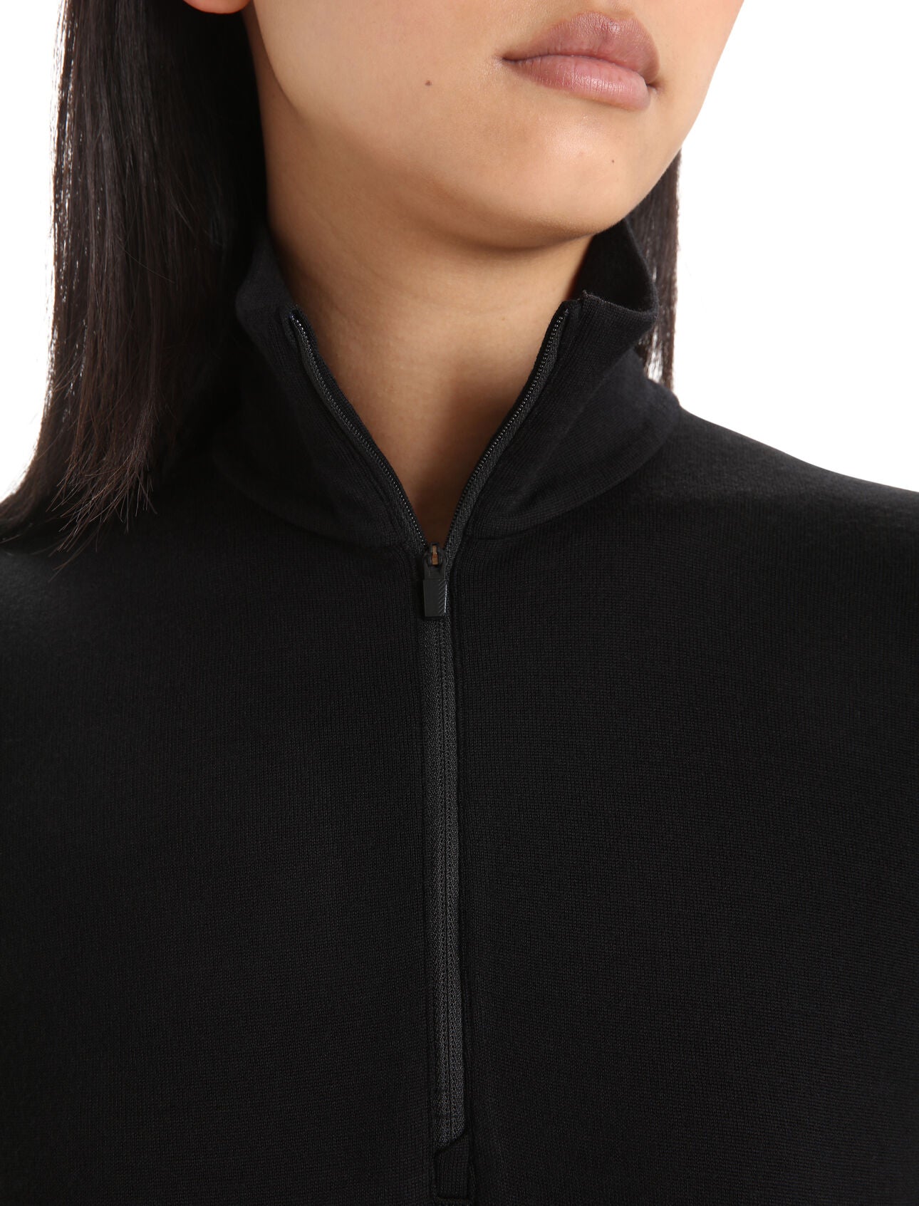 Icebreaker Merino 260 Tech LS Half Zip (Women's) - Black - Find Your Feet Australian Hobart Launceston Tasmania