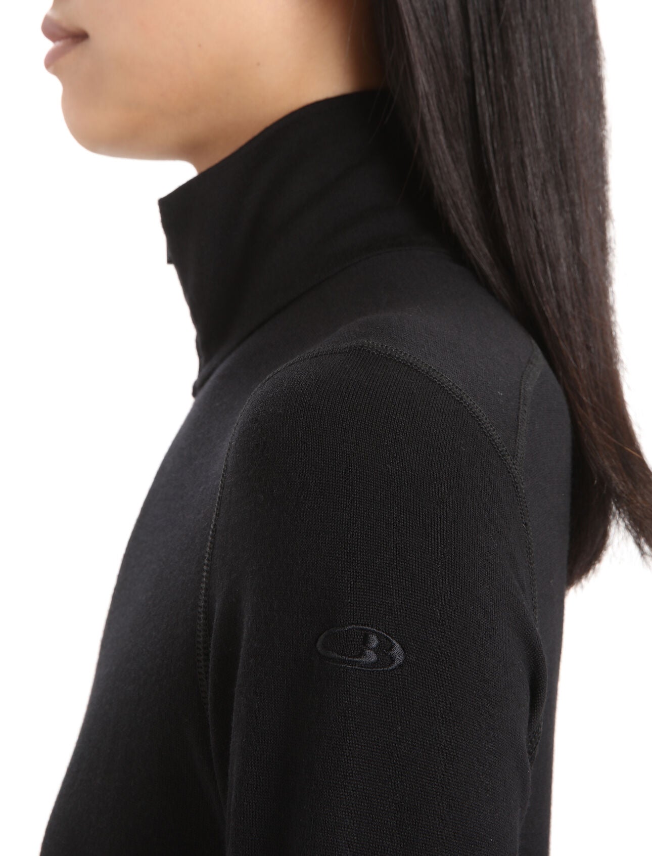 Icebreaker Merino 260 Tech LS Half Zip (Women's) - Black - Find Your Feet Australian Hobart Launceston Tasmania