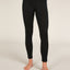 Icebreaker Merino 260 Tech Leggings (Women's) - Black - Find Your Feet Australia Hobart Launceston Tasmania