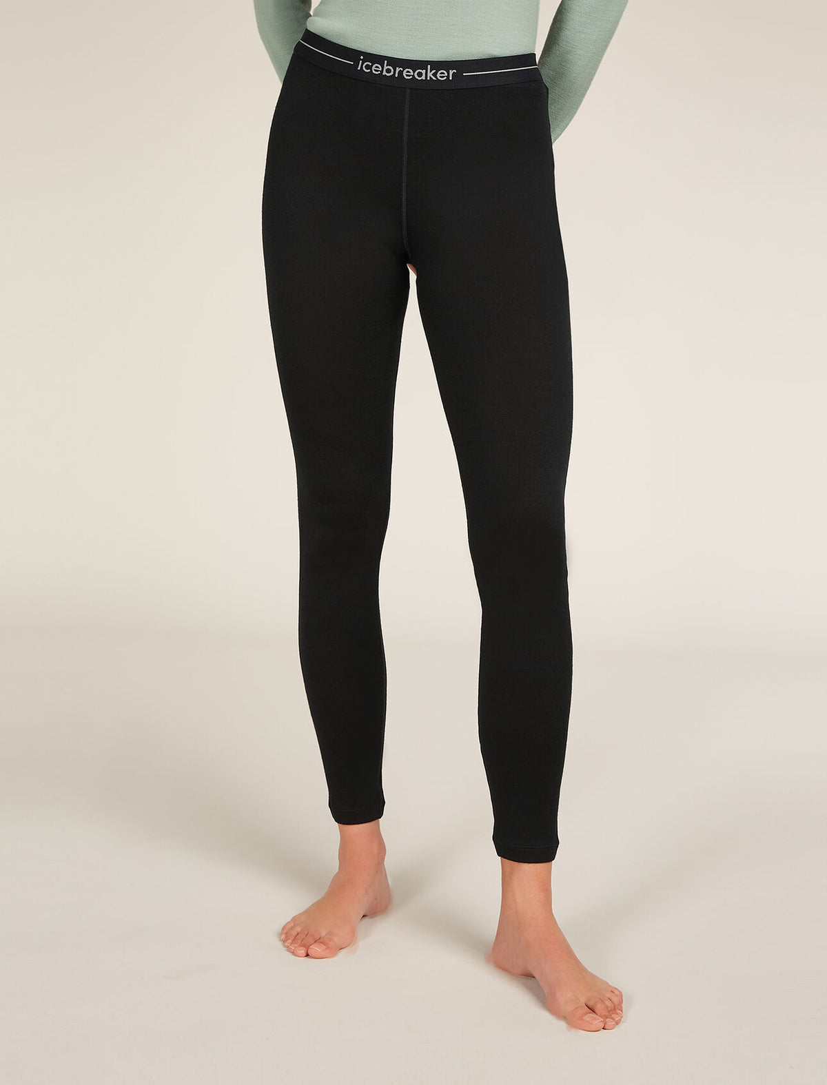 Icebreaker Merino 260 Tech Leggings (Women's) - Black - Find Your Feet Australia Hobart Launceston Tasmania